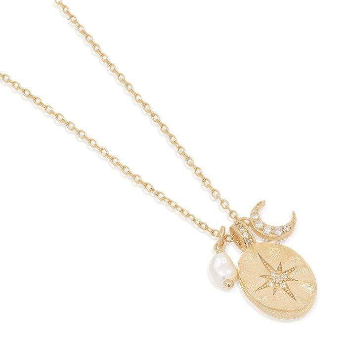 By Charlotte - Dream Weaver Necklace - Gold