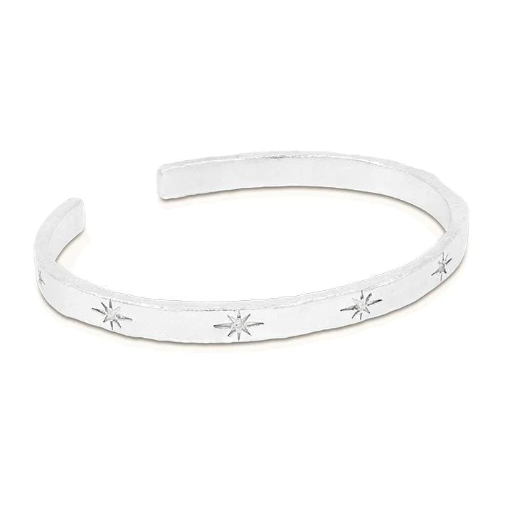 By Charlotte - Stardust Cuff - Silver