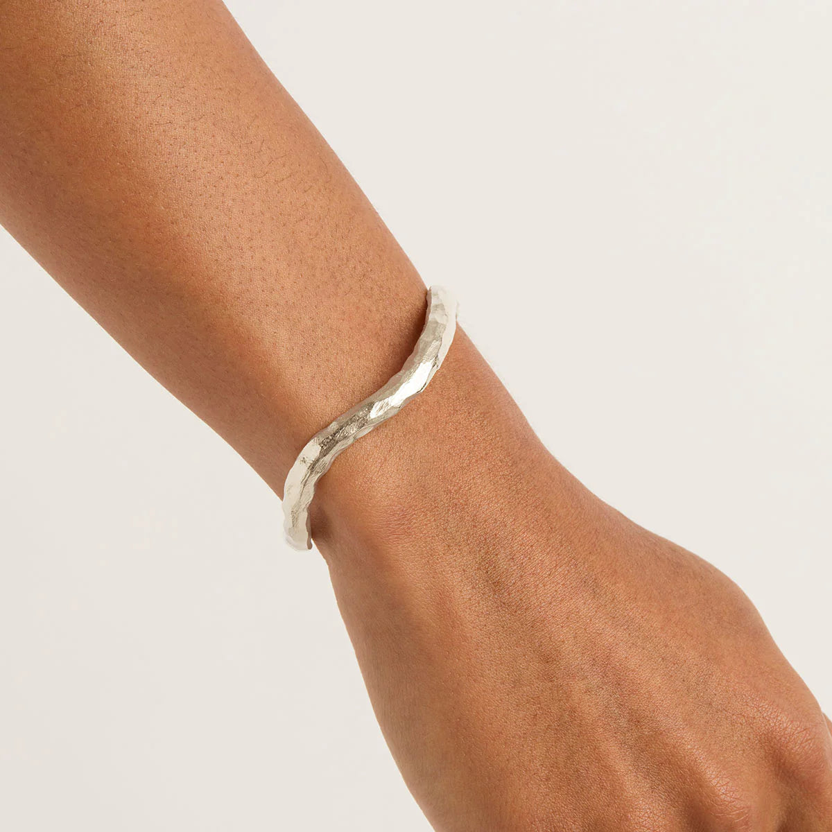 By Charlotte - Horizon Cuff - Silver