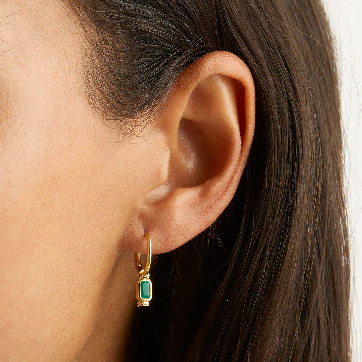 By Charlotte - Strength Within Hoops - Gold