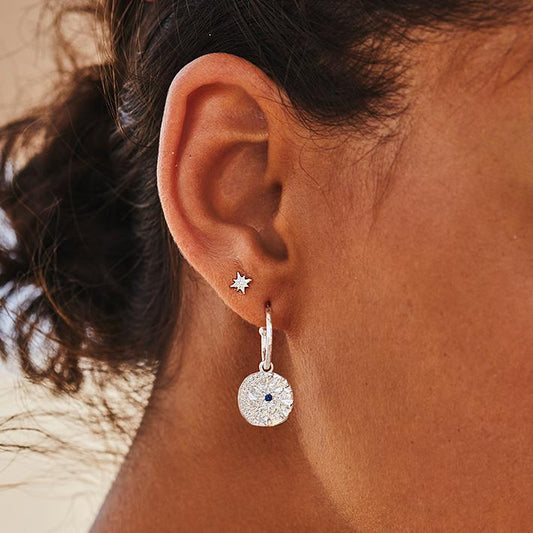 By Charlotte - Starlight Earrings - Silver
