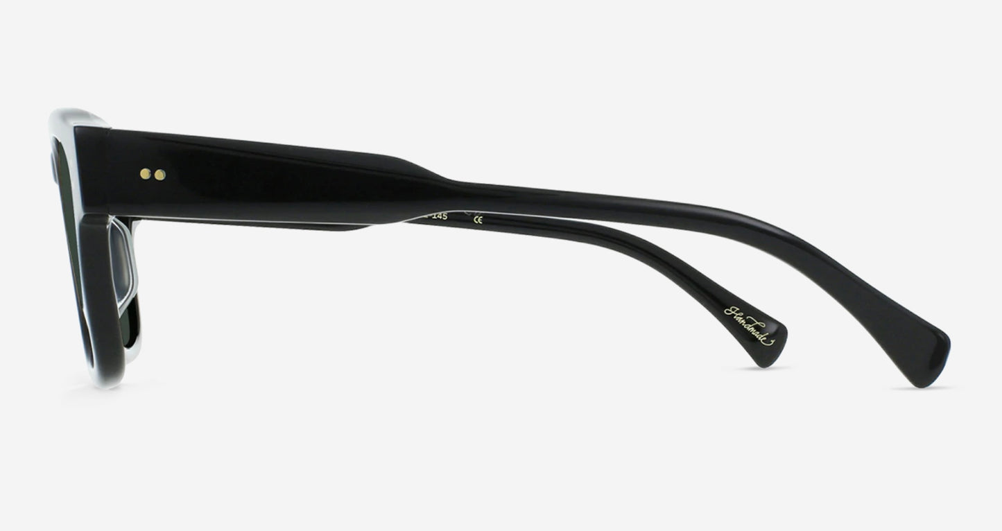 Raen - Rece - Crystal Black/Green Polarized