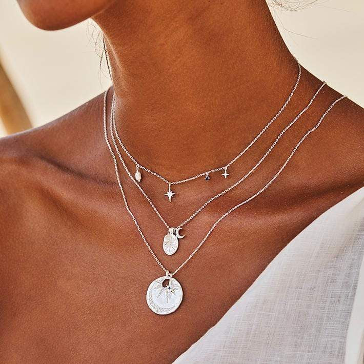 By Charlotte - Dream Weaver Necklace - Silver