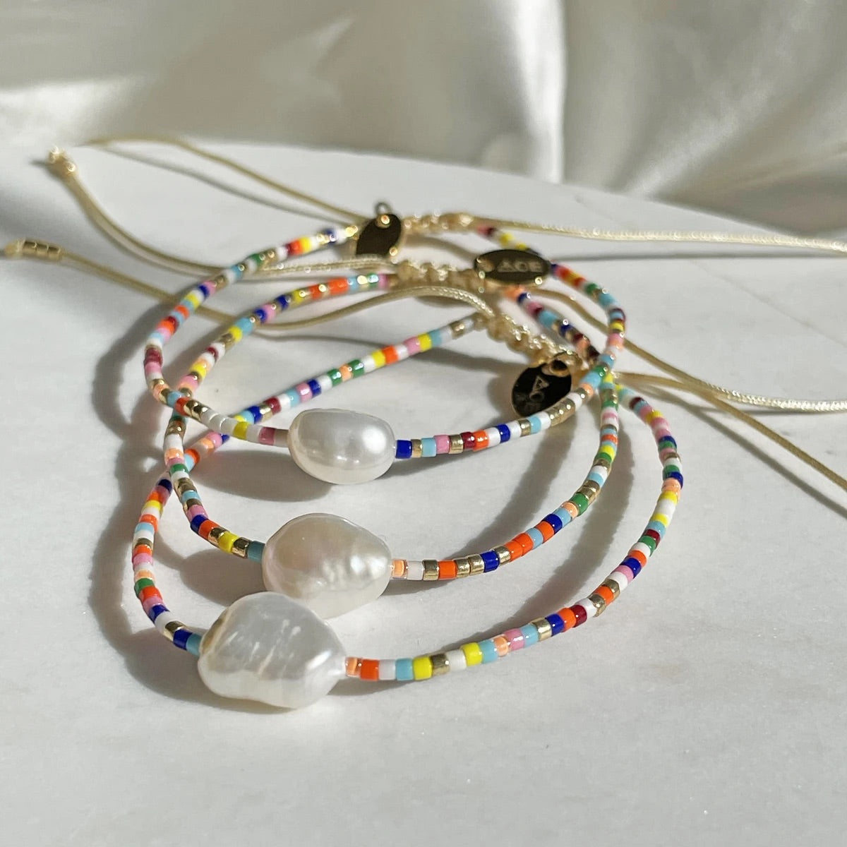 Arms Of Eve - Marley Gold & Pearl Bracelet