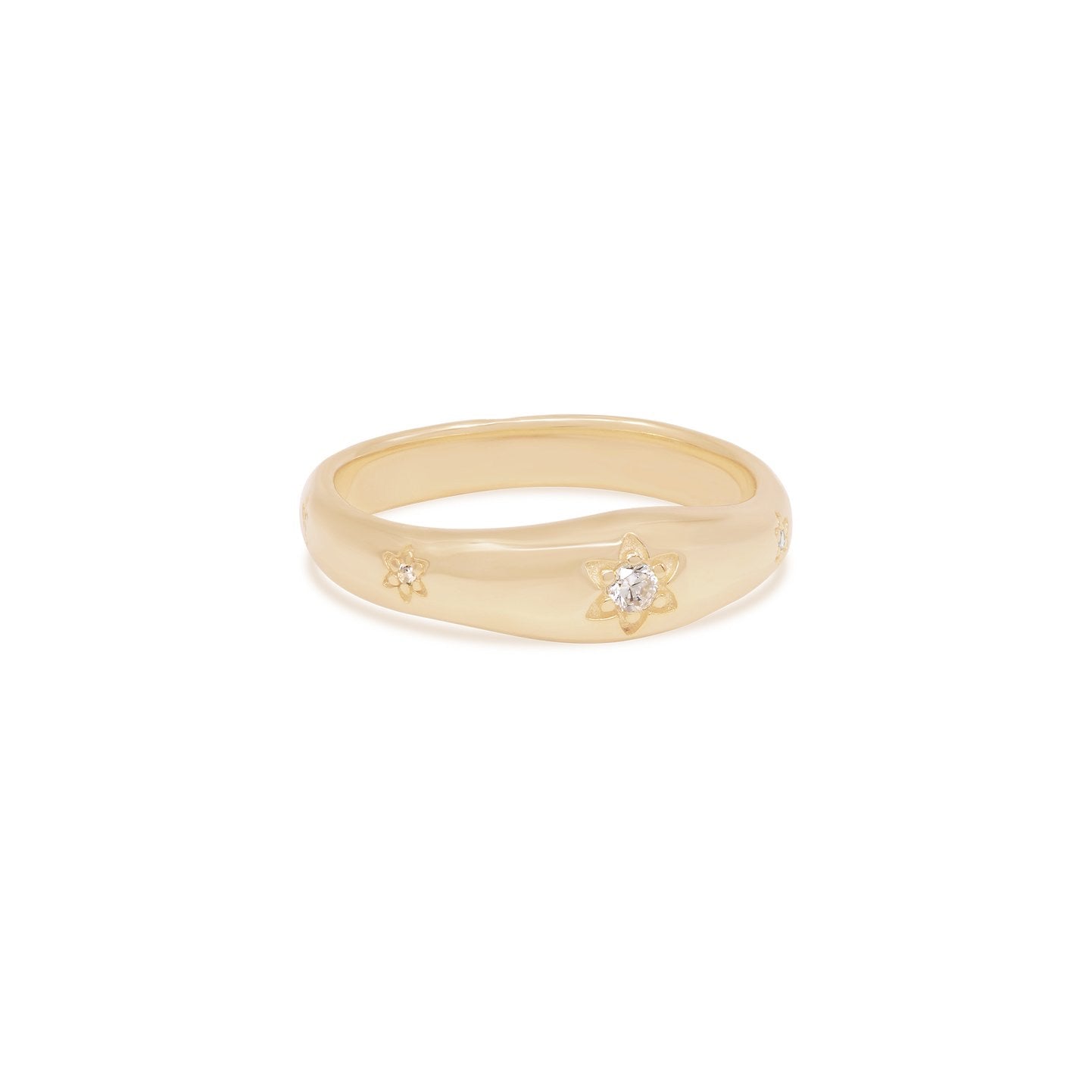 By Charlotte - Align Your Soul Ring - Gold