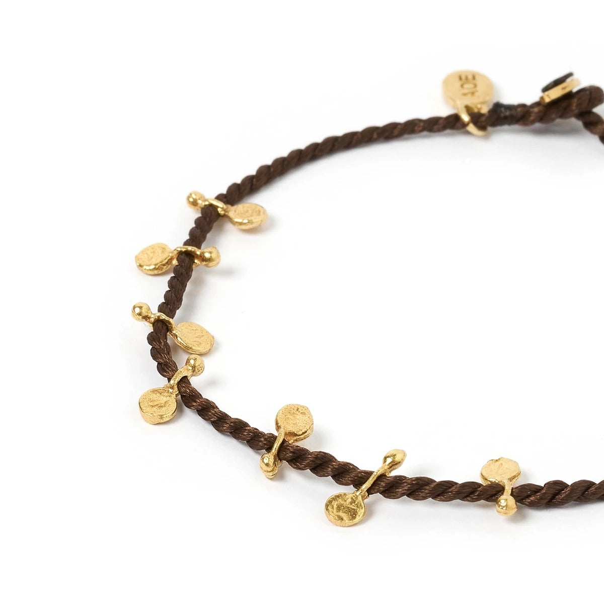 Arms Of Eve - Jai Gold Bracelet - Brown