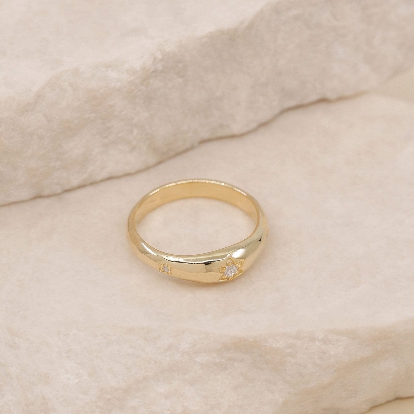 By Charlotte - Align Your Soul Ring - Gold