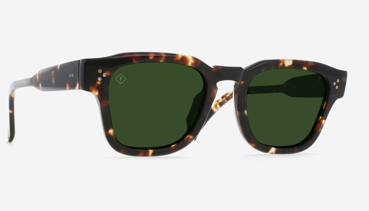 Raen - Rece - Brindle Tortoise/Green Polarized