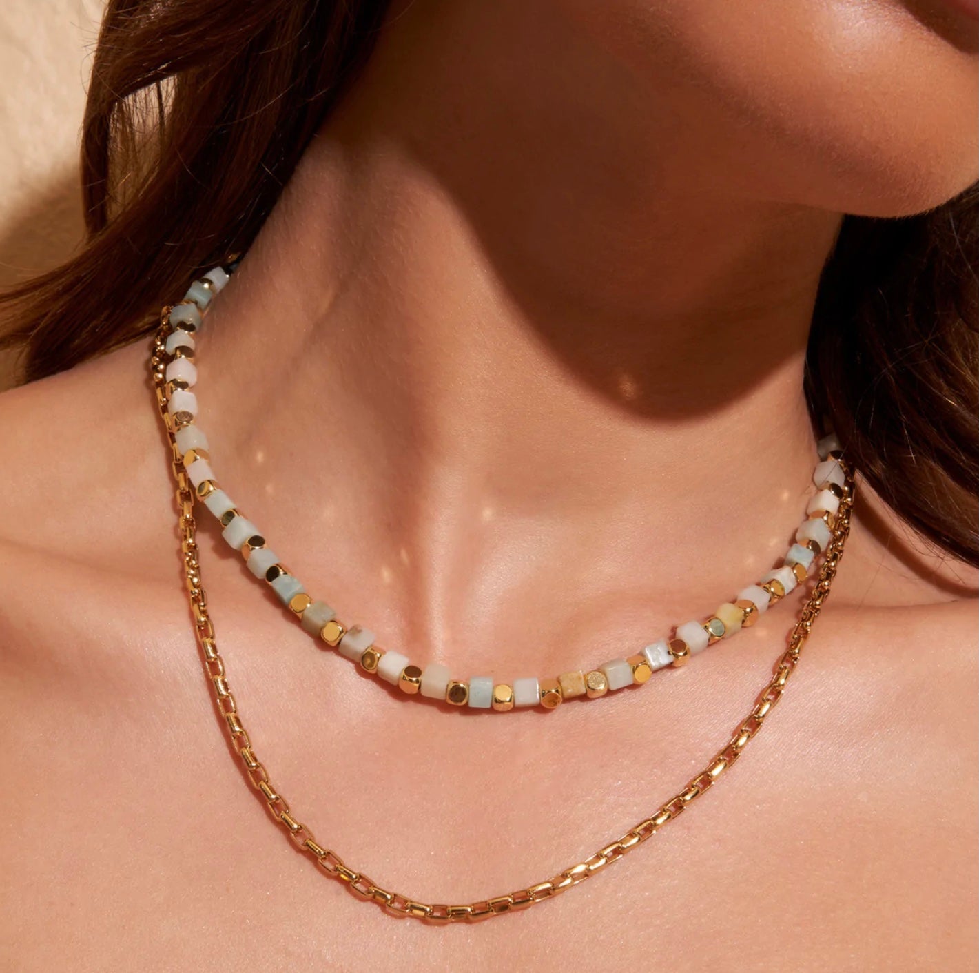 Arms Of Eve - Lyla Gemstone Necklace - Amazonite