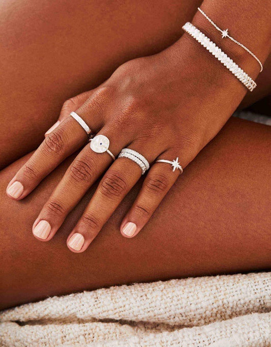 By Charlotte - Stardust Ring - Silver