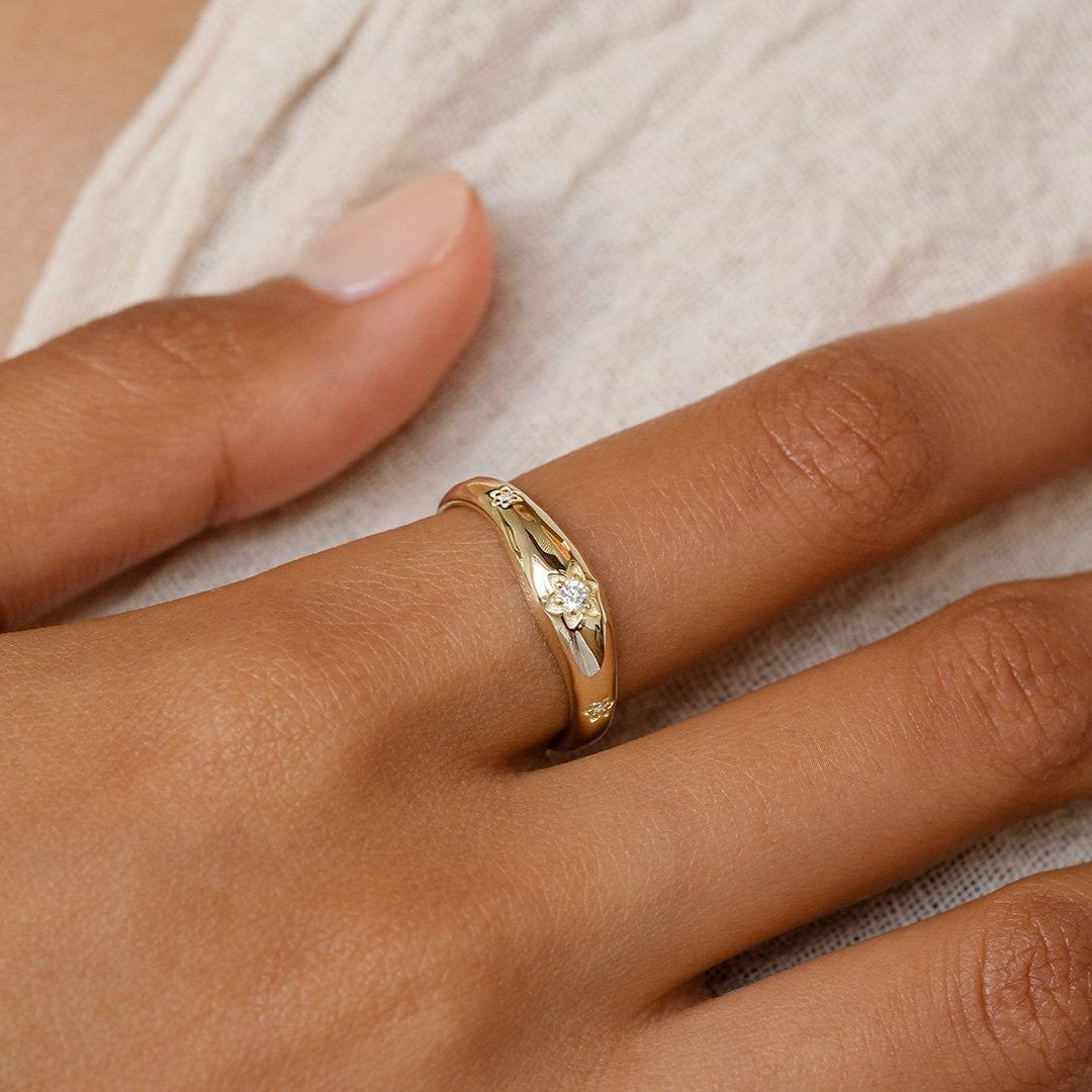 By Charlotte - Align Your Soul Ring - Gold
