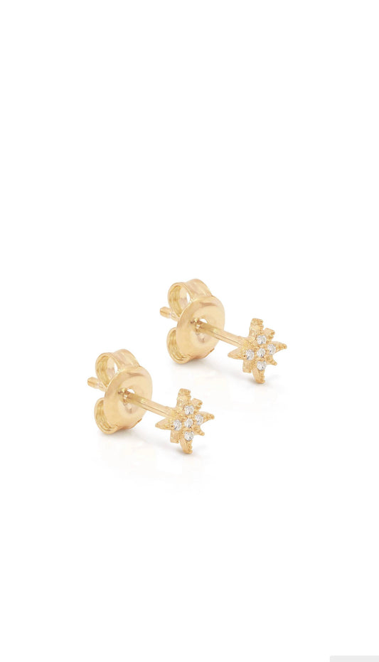 By Charlotte - Starlight Earrings - Gold