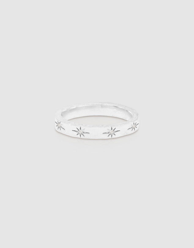 By Charlotte - Stardust Ring - Silver
