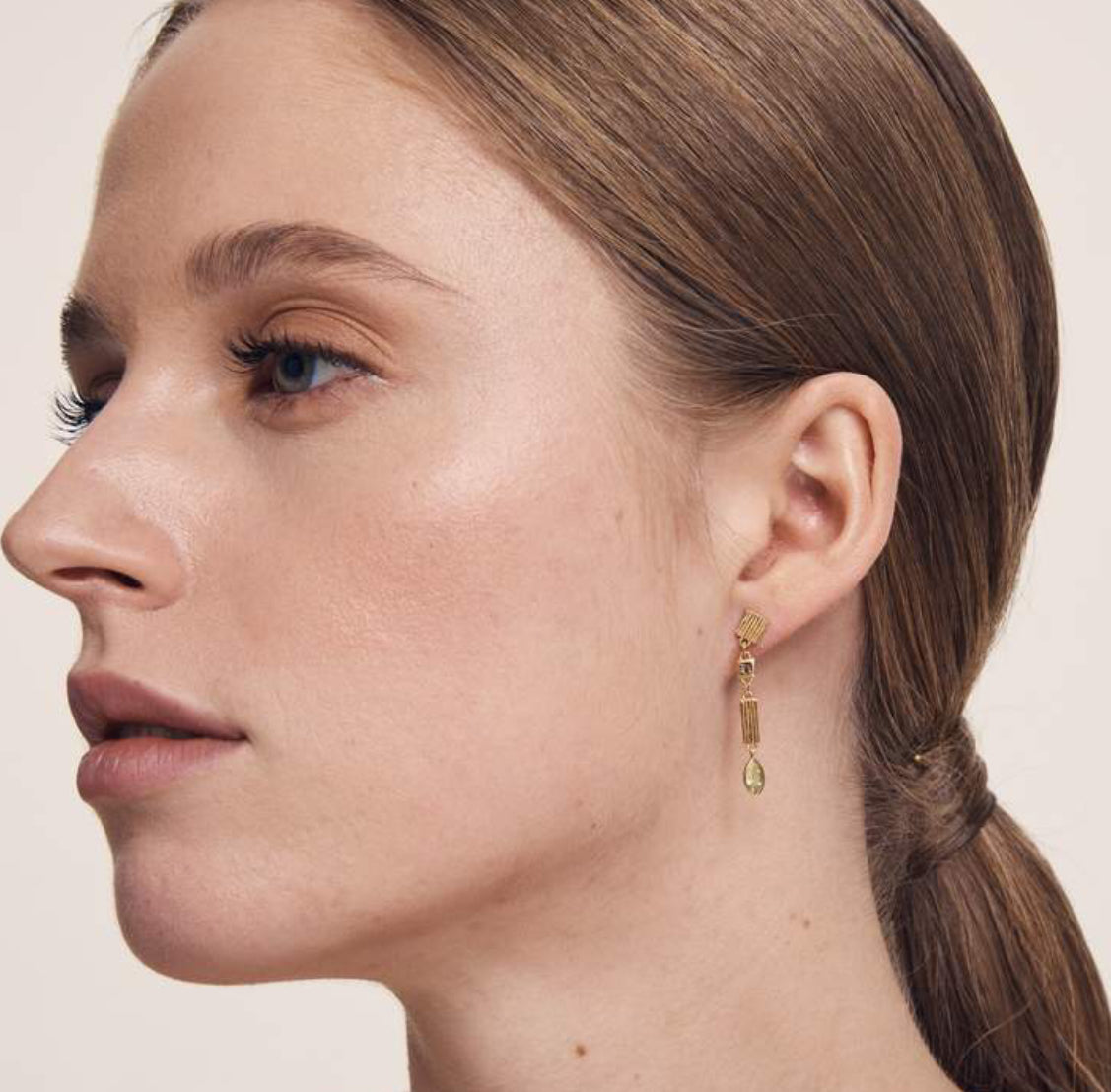 Temple Of The Sun - Cindi Earrings - Gold