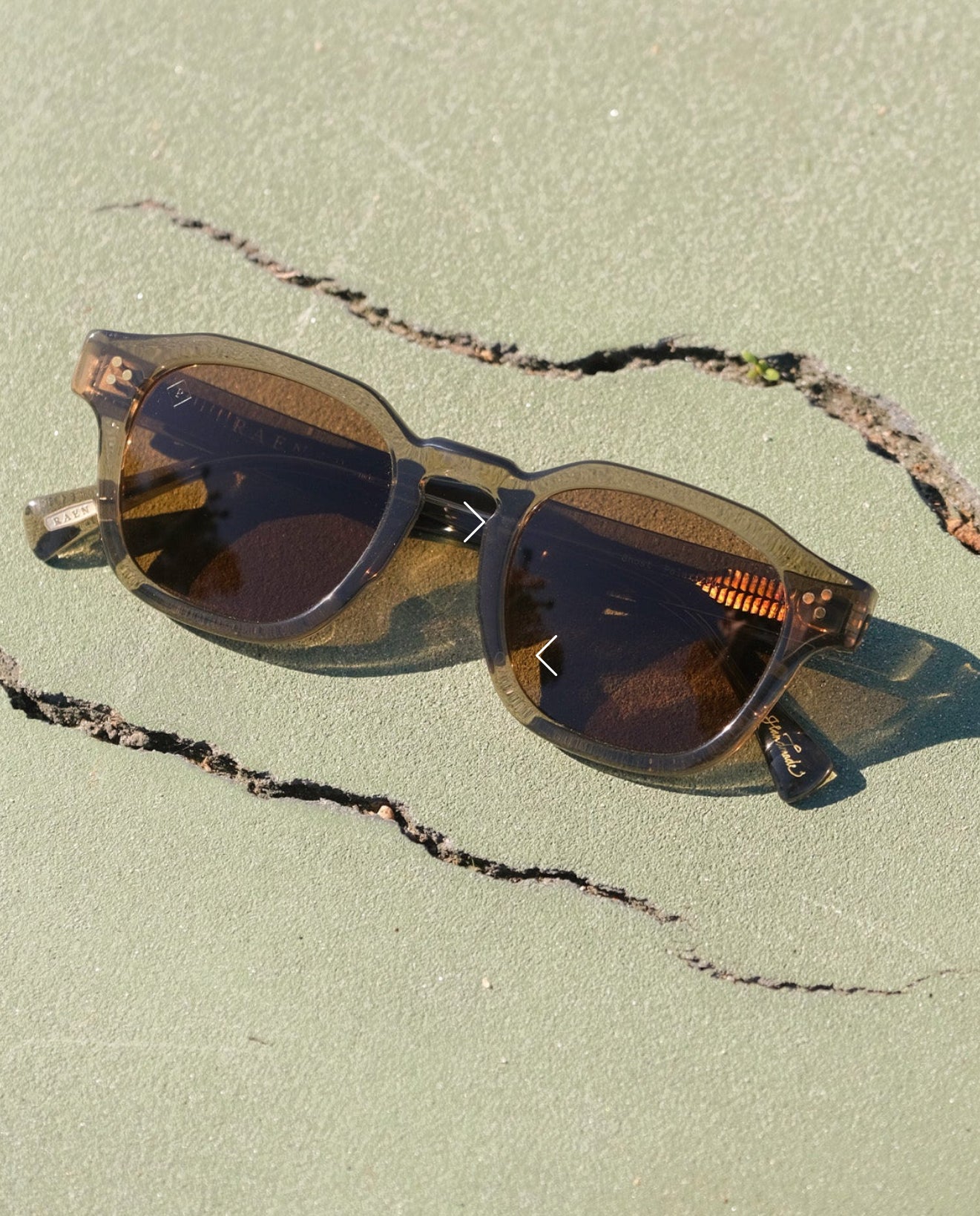 Raen - Rune 48 -Ghost / Vibrant Brown Polarized