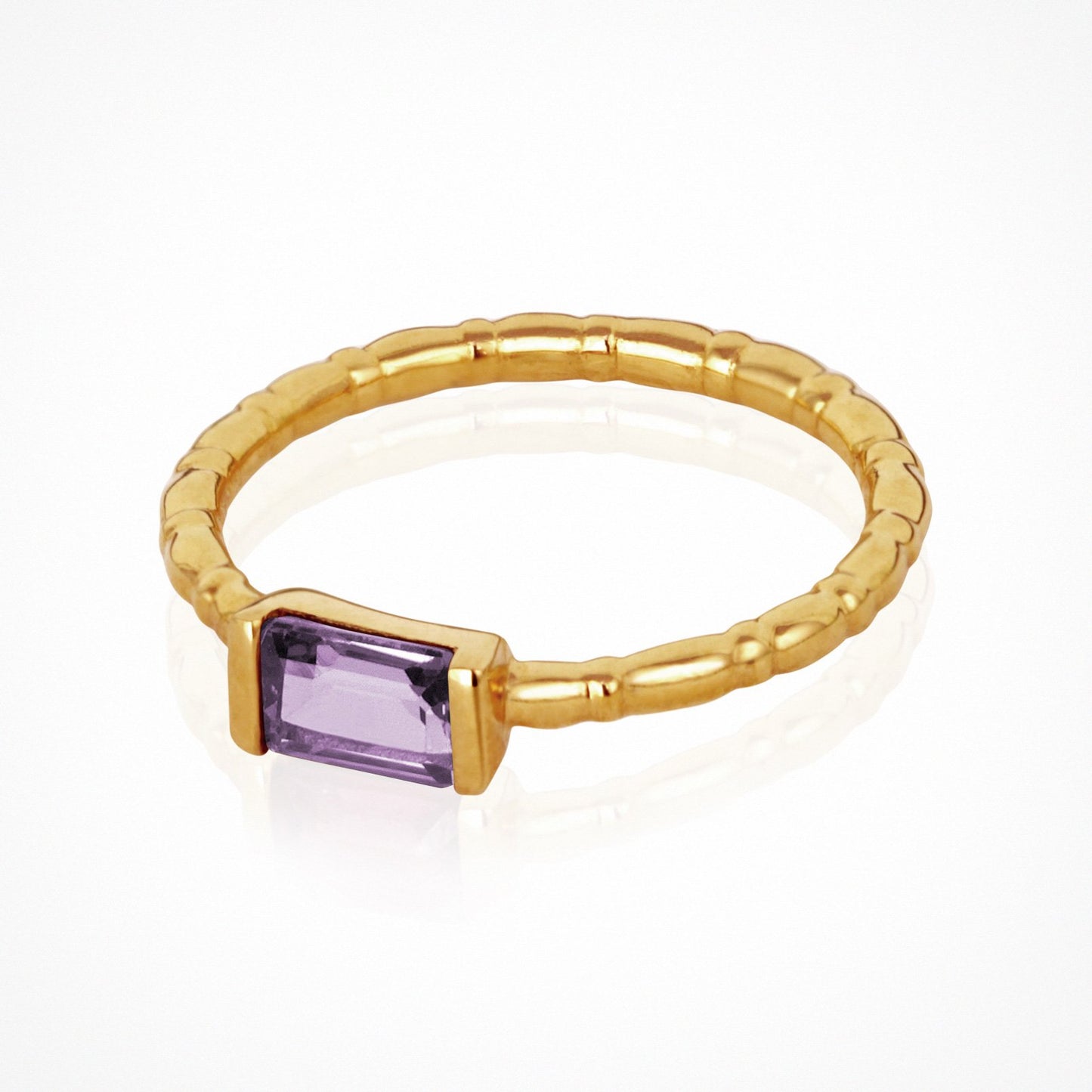 Pia Ring Amethyst - Gold