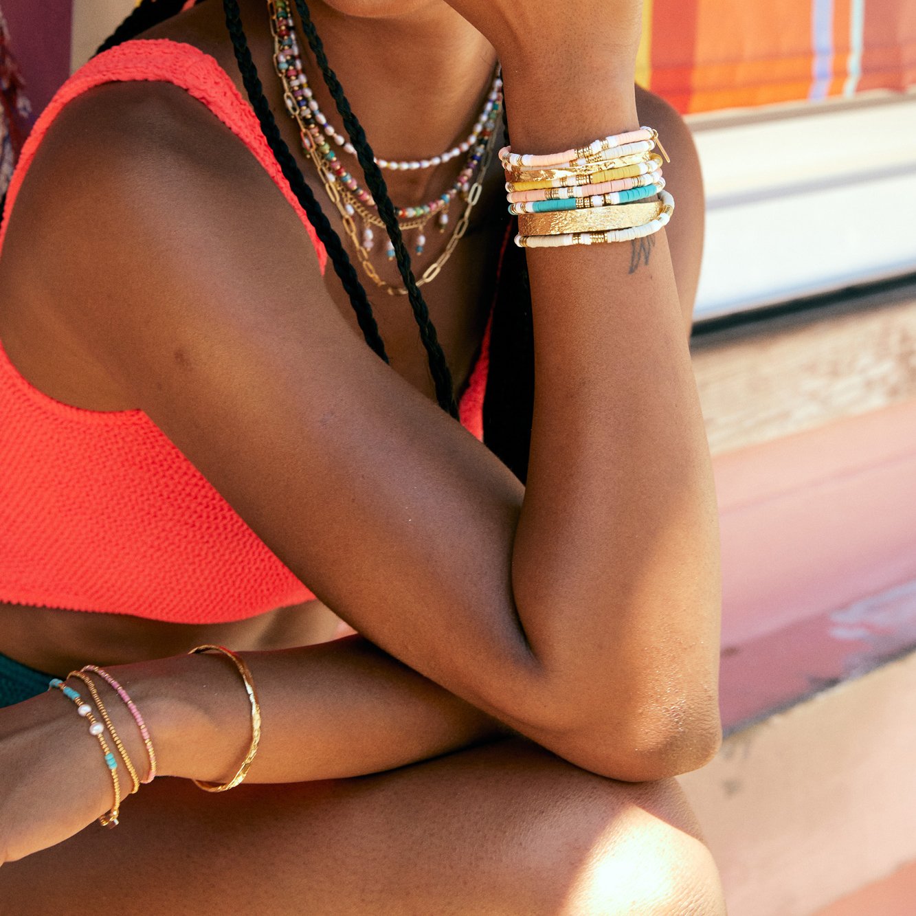 Arms Of Eve - Amari Bracelet - Coral