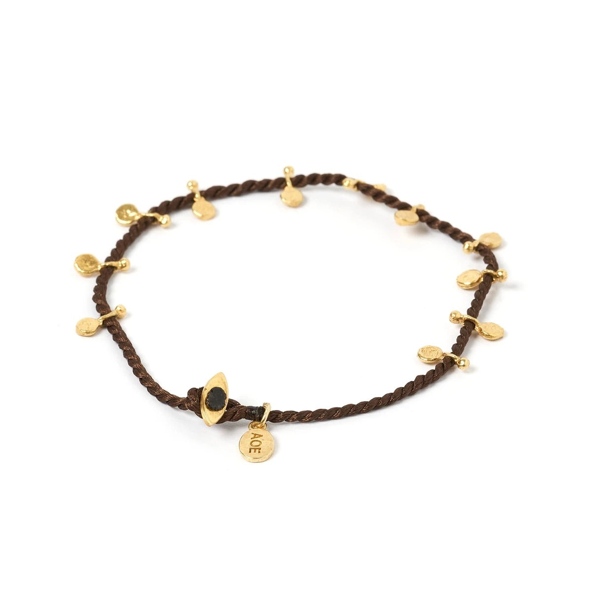 Arms Of Eve - Jai Gold Bracelet - Brown
