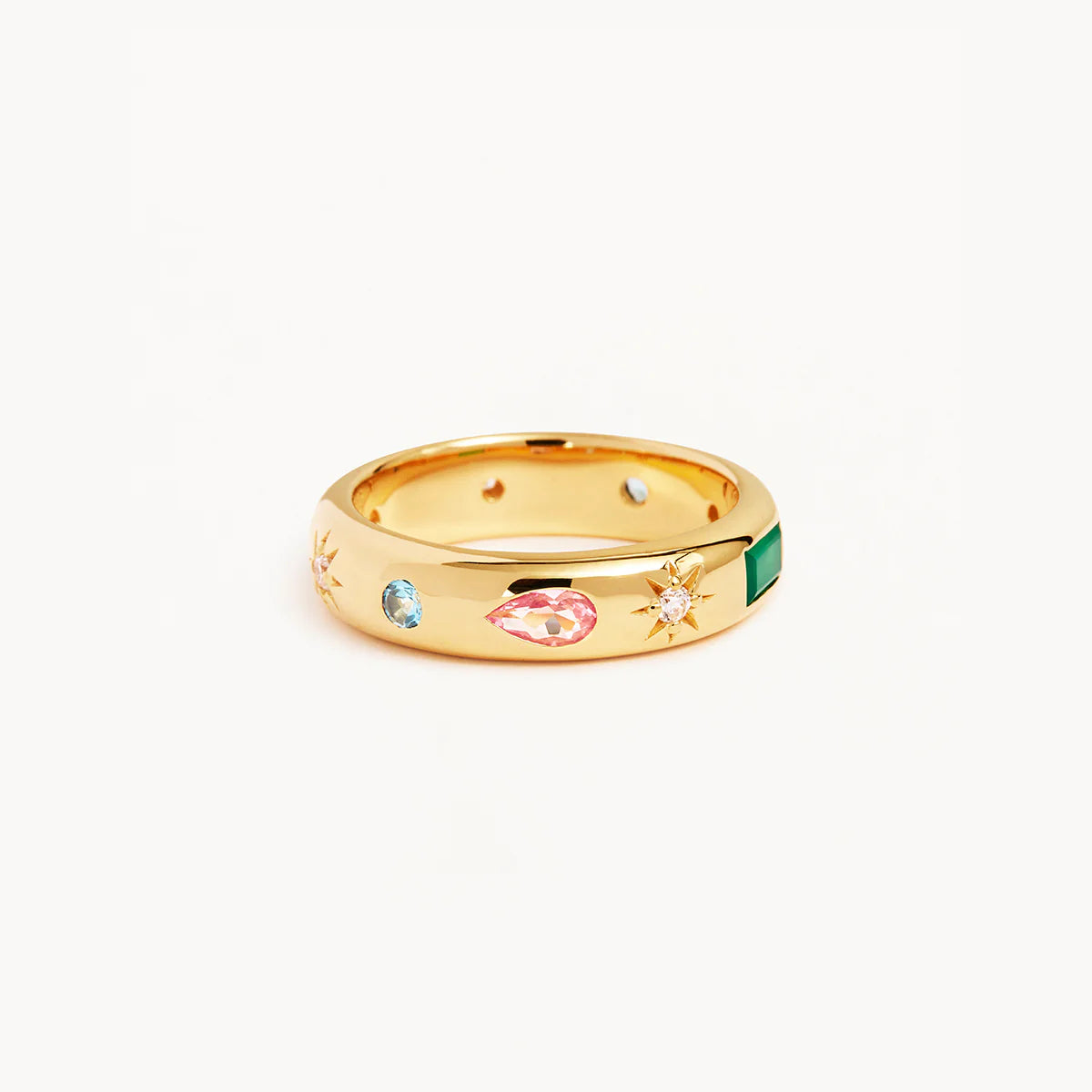 By Charlotte - Connect To The Universe Ring - Gold