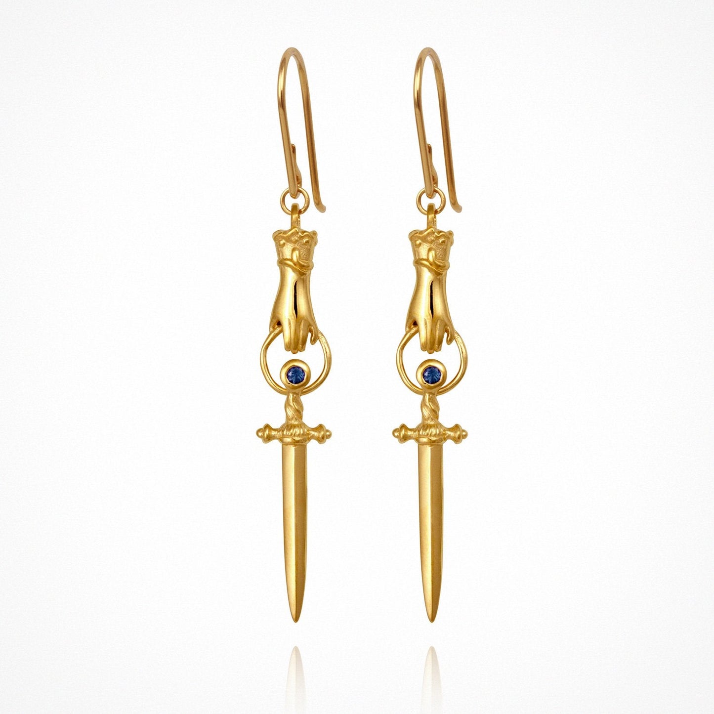 Temple Of The Sun - Alexa Earrings - Gold