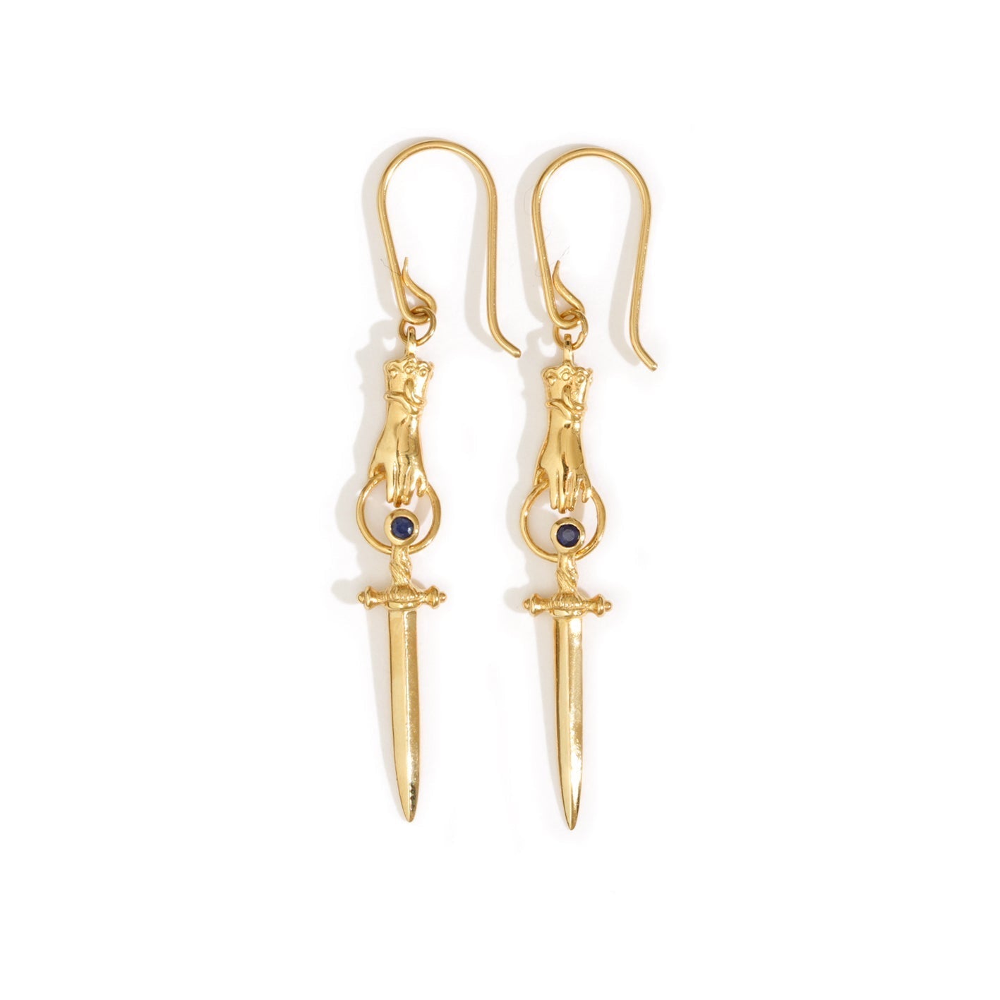 Temple Of The Sun - Alexa Earrings - Gold