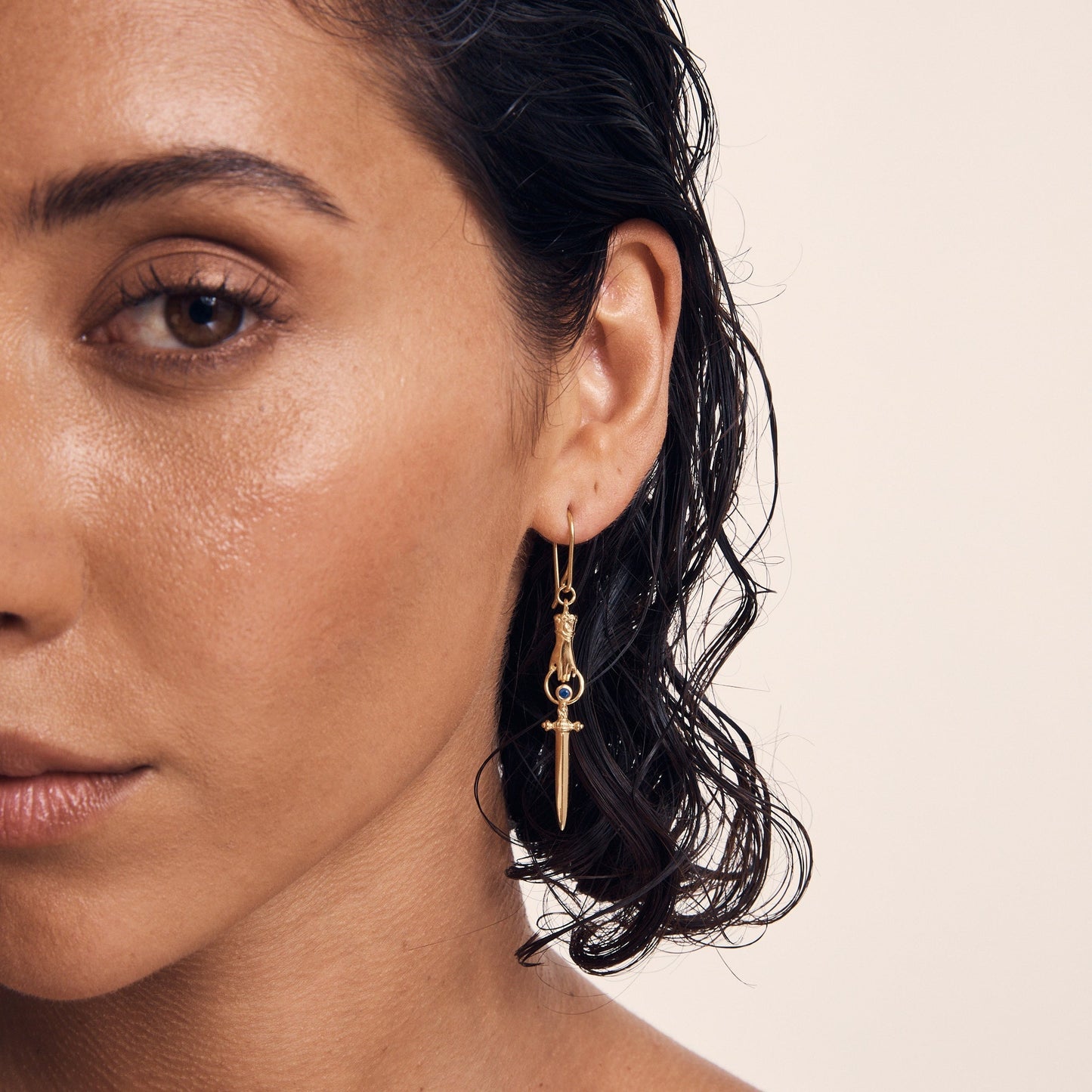 Temple Of The Sun - Alexa Earrings - Gold