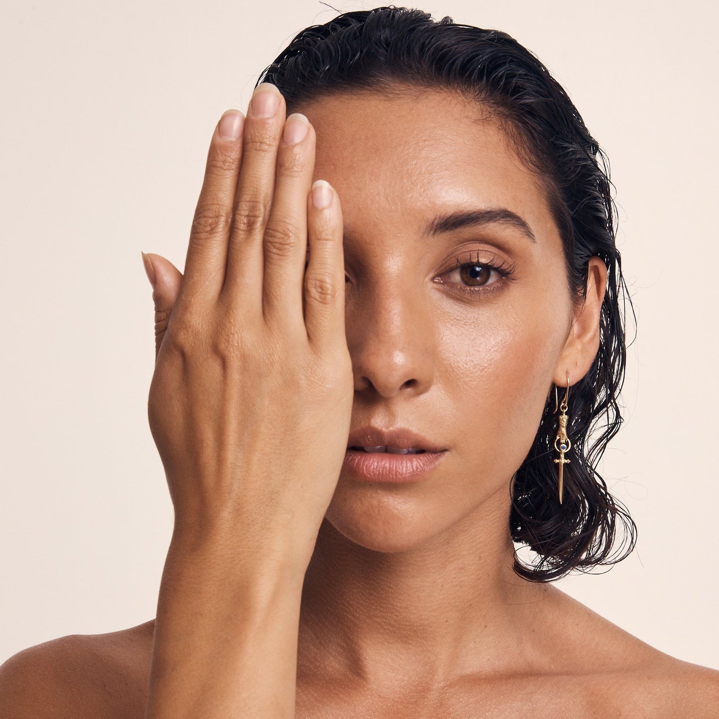 Temple Of The Sun - Alexa Earrings - Gold