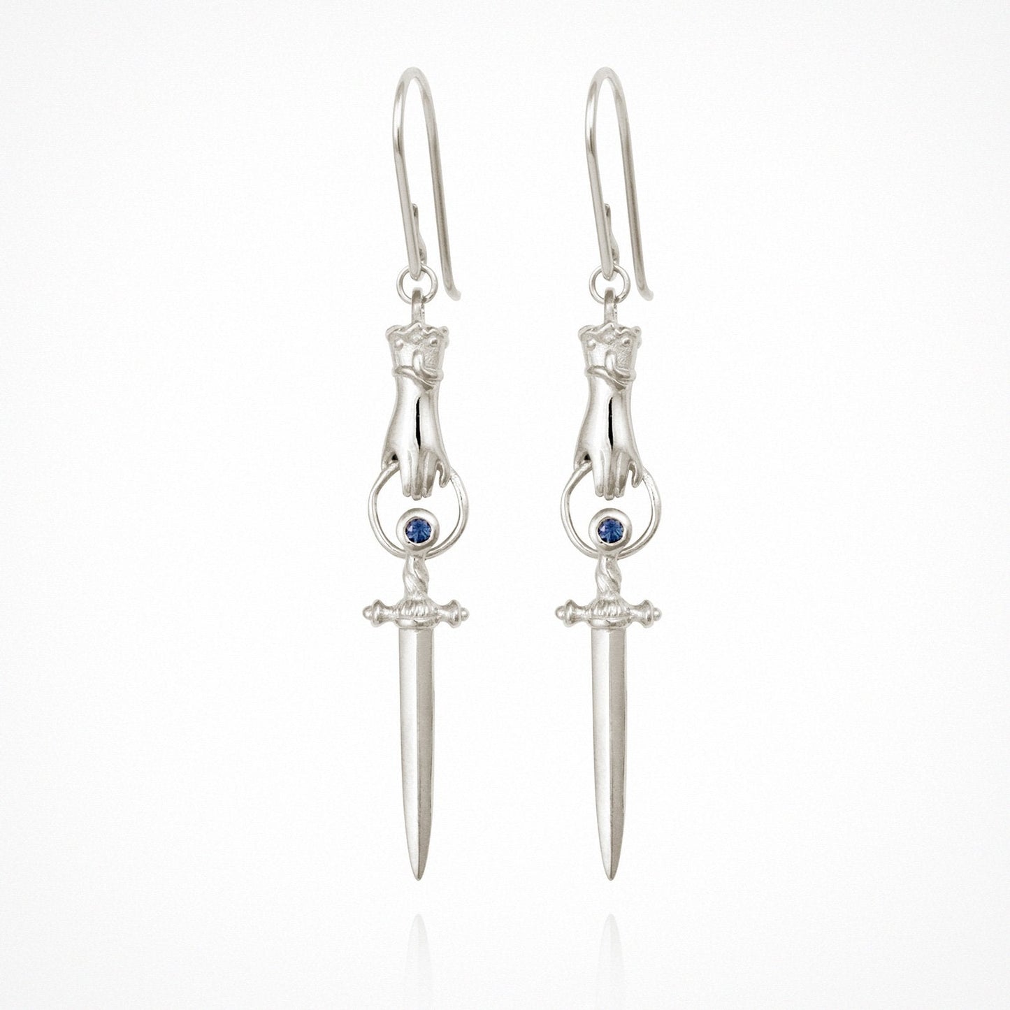 Temple Of The Sun - Alexa Earrings - Silver