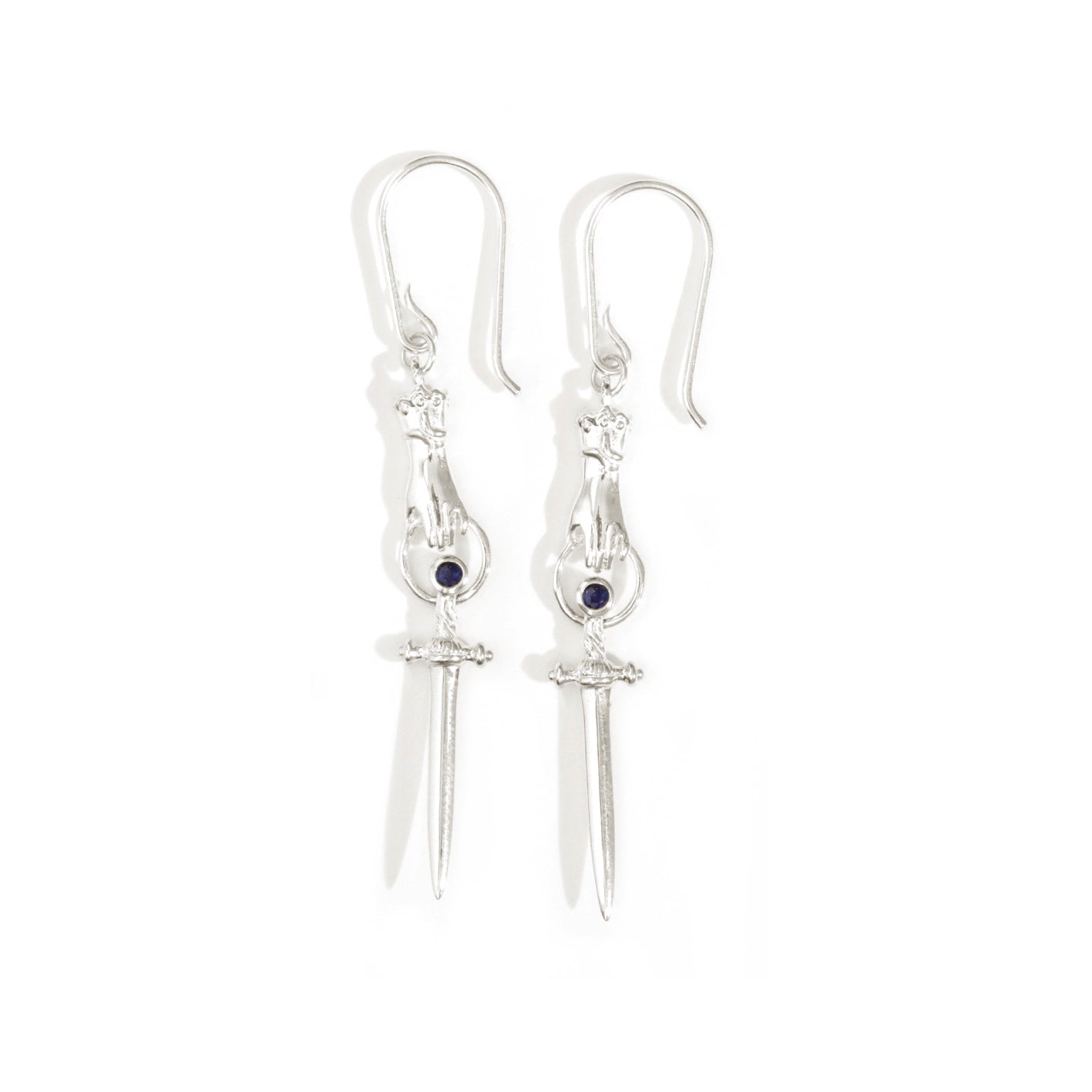 Temple Of The Sun - Alexa Earrings - Silver