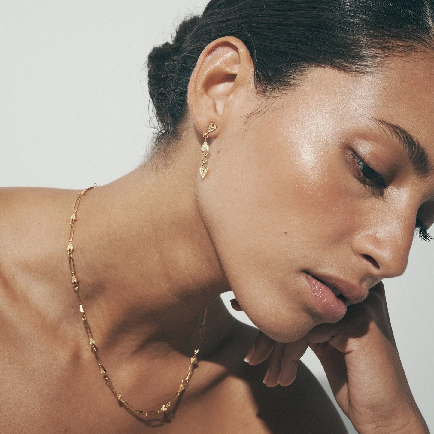 Temple of the Sun - Amore Earrings - Gold