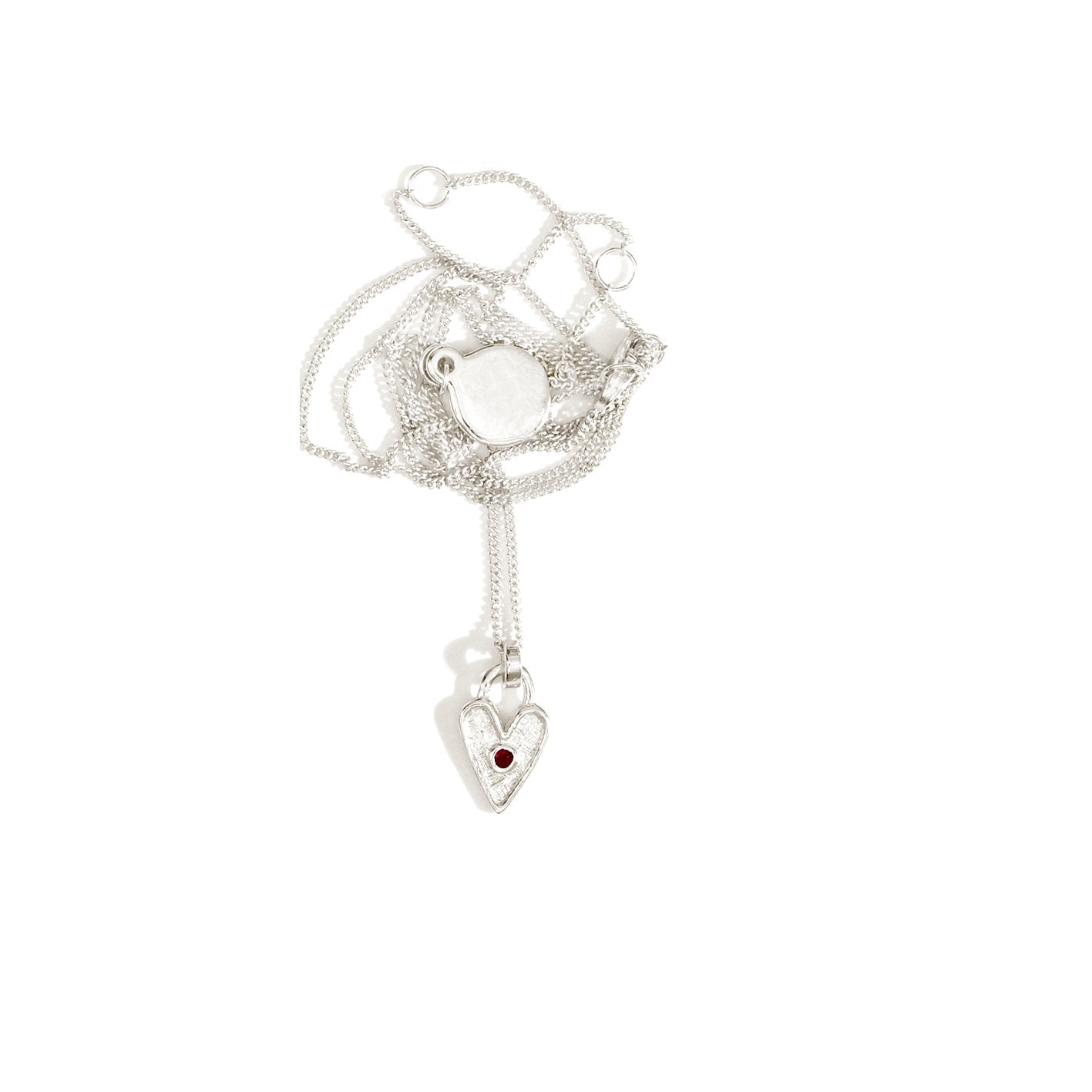 Temple Of The Sun - Amore Necklace - Silver