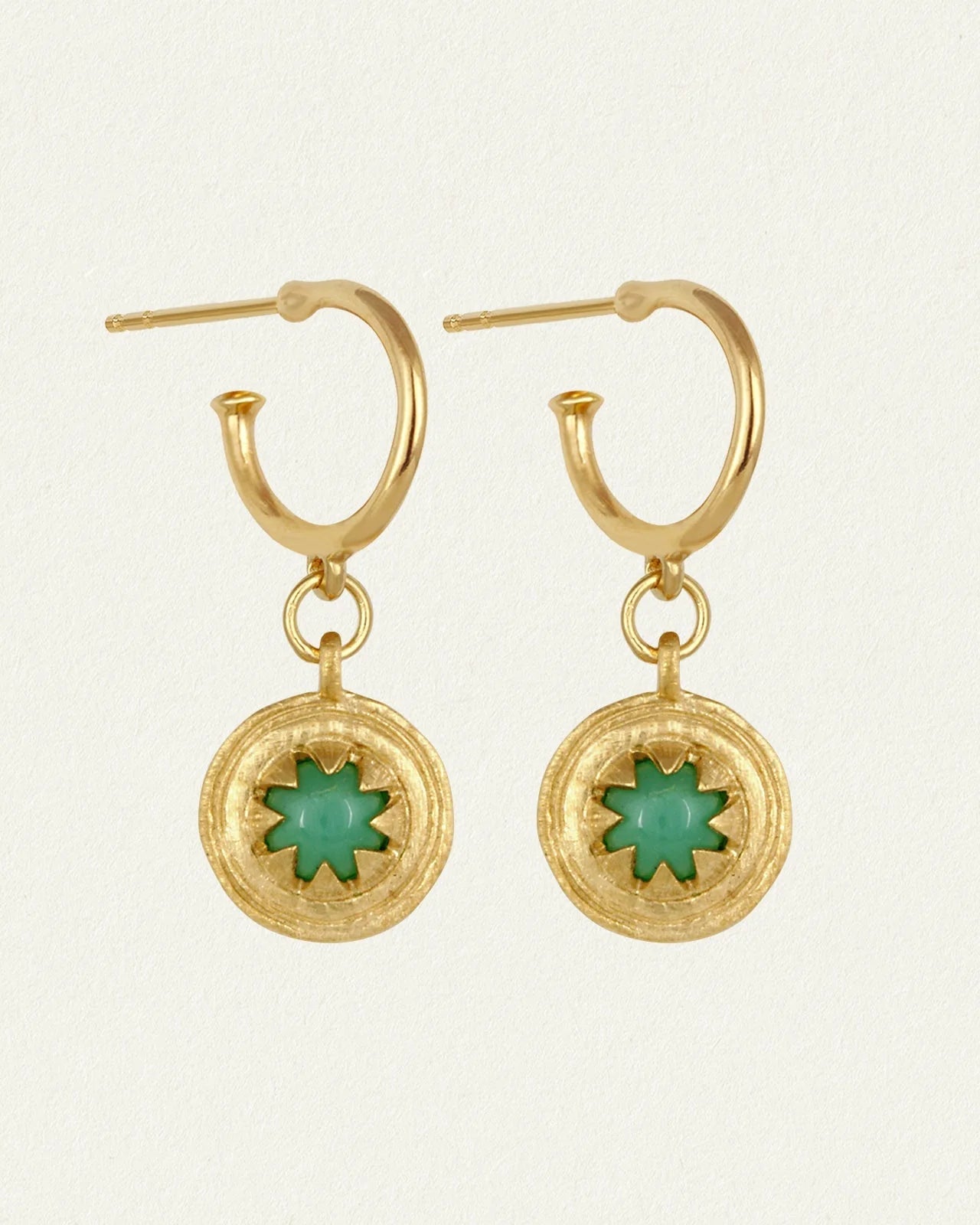 Temple Of The Sun - Cora Earrings - Gold