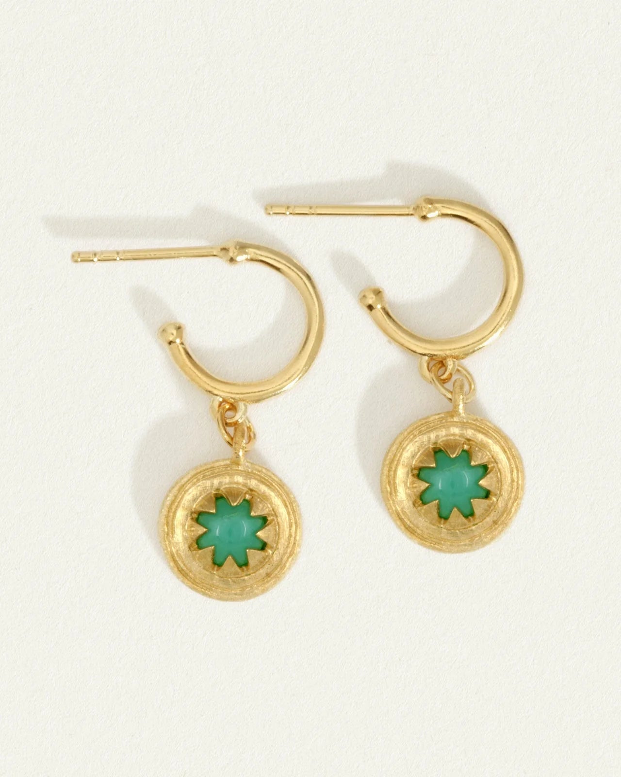 Temple Of The Sun - Cora Earrings - Gold