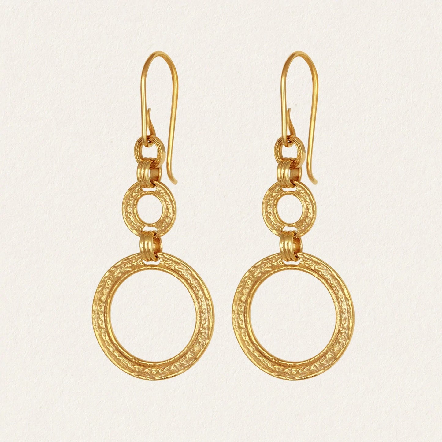 Temple of the Sun - Eliane Earrings - Gold