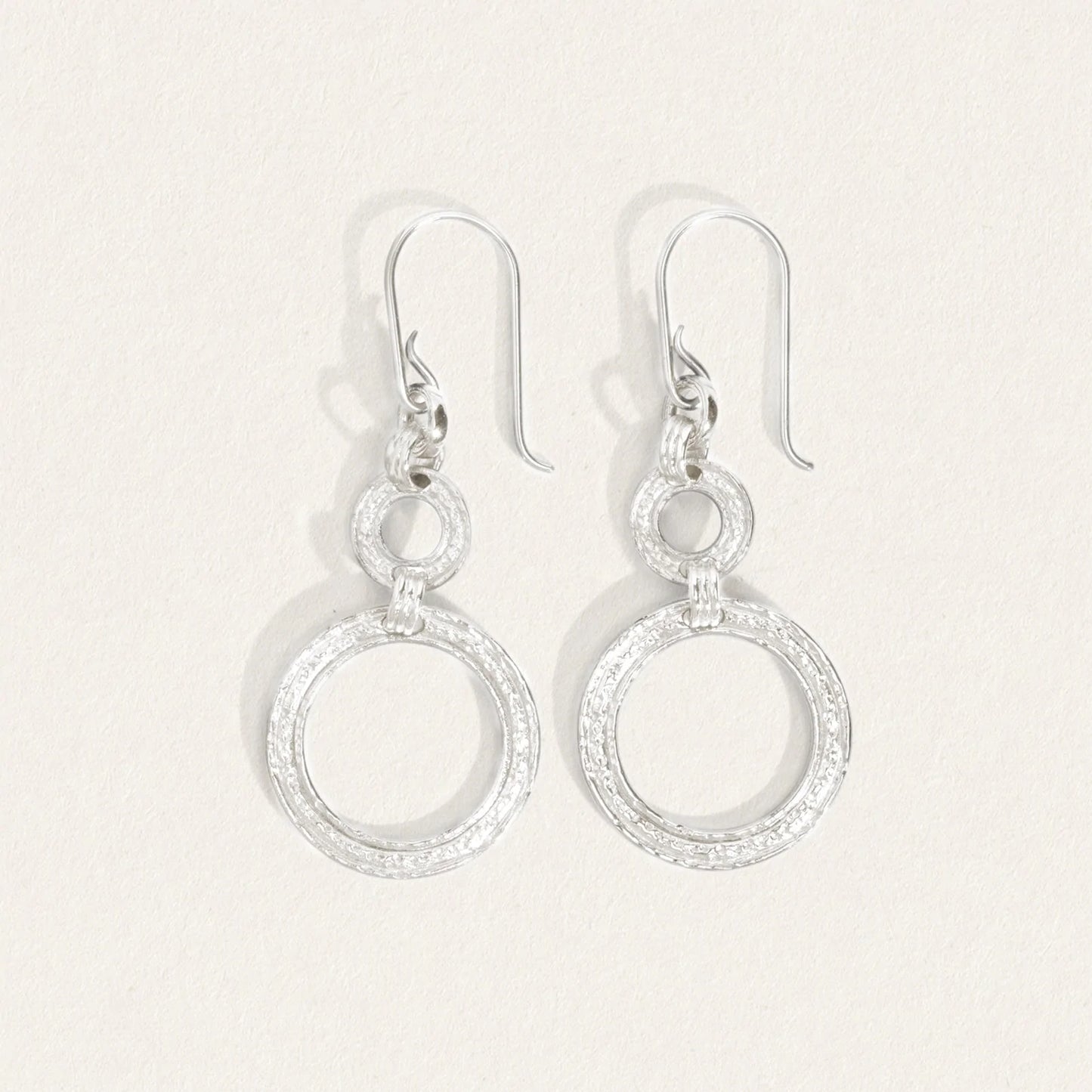 Temple of the Sun - Eliane Earrings - Silver