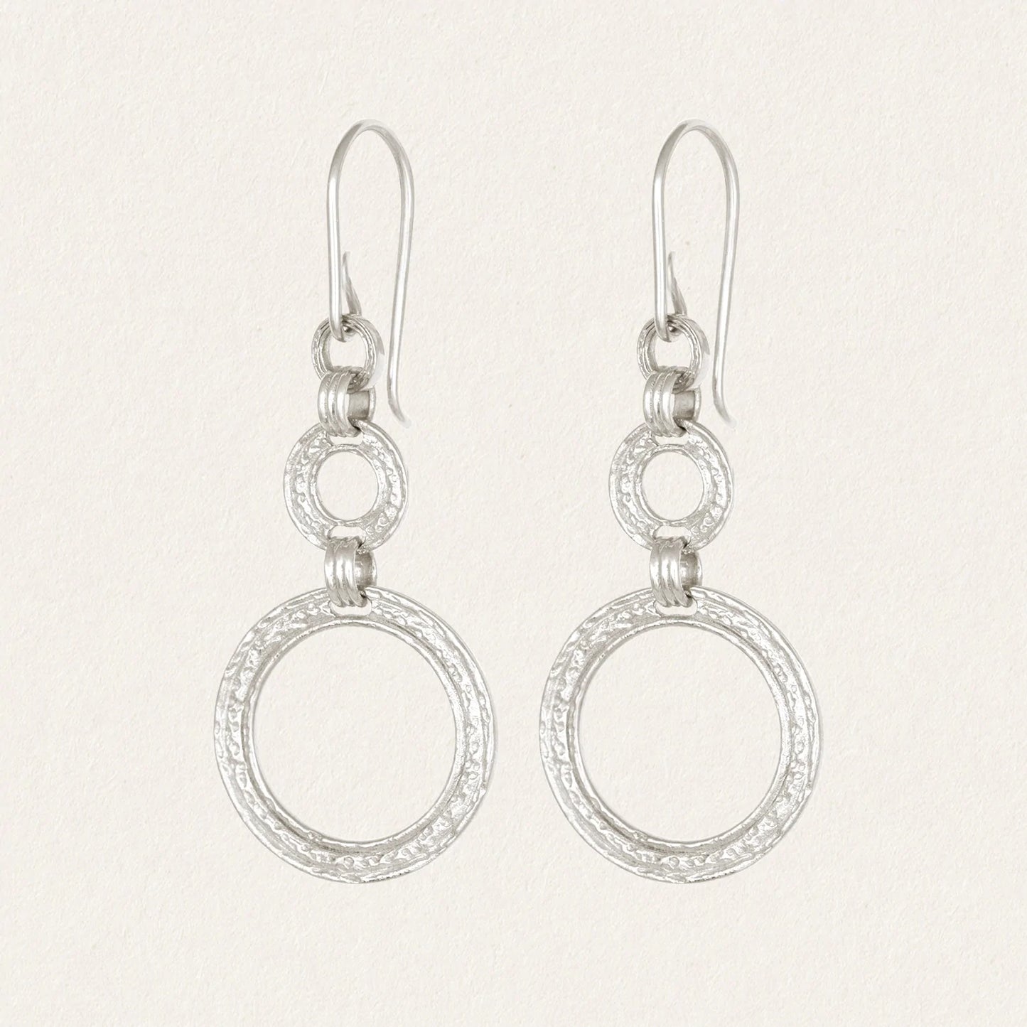 Temple of the Sun - Eliane Earrings - Silver