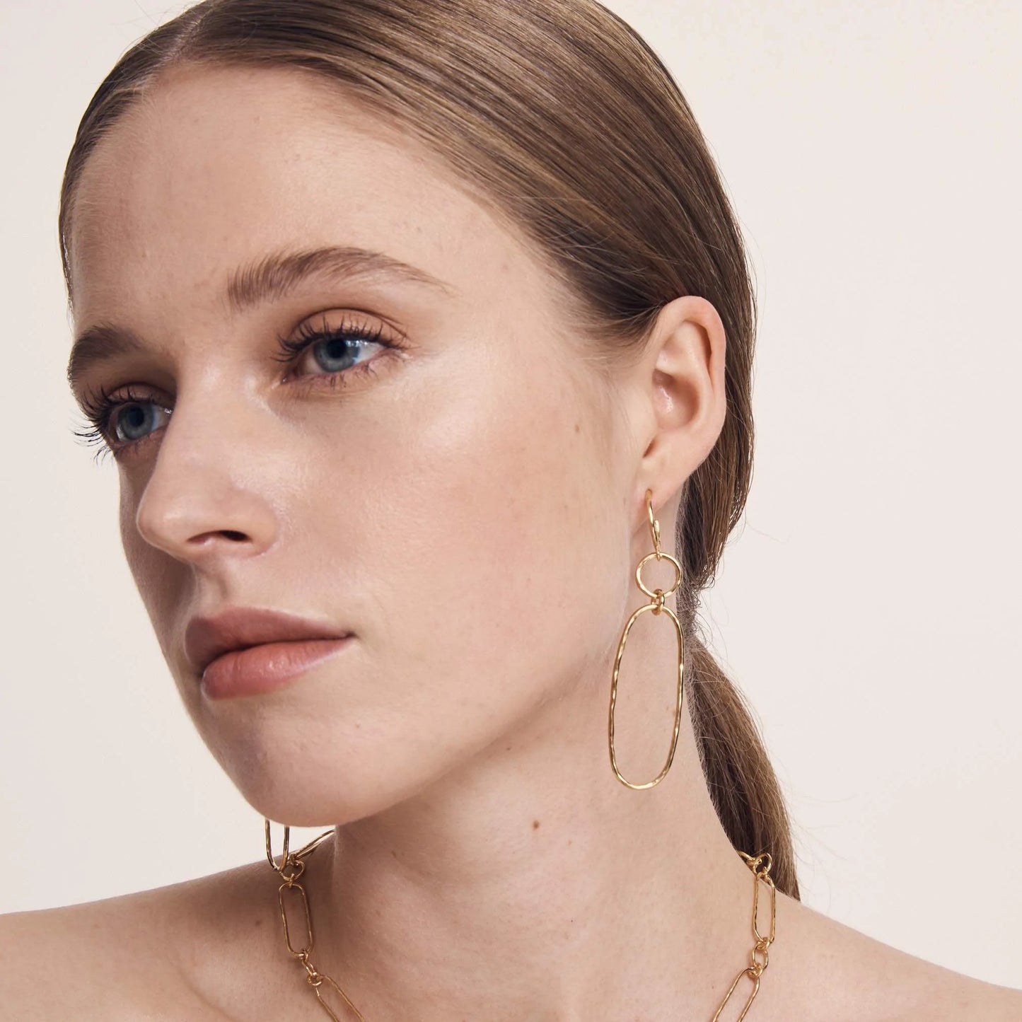 Temple Of The Sun - Elsie Earrings - Gold