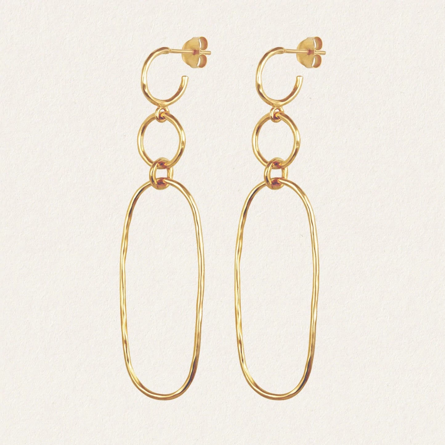 Temple Of The Sun - Elsie Earrings - Gold