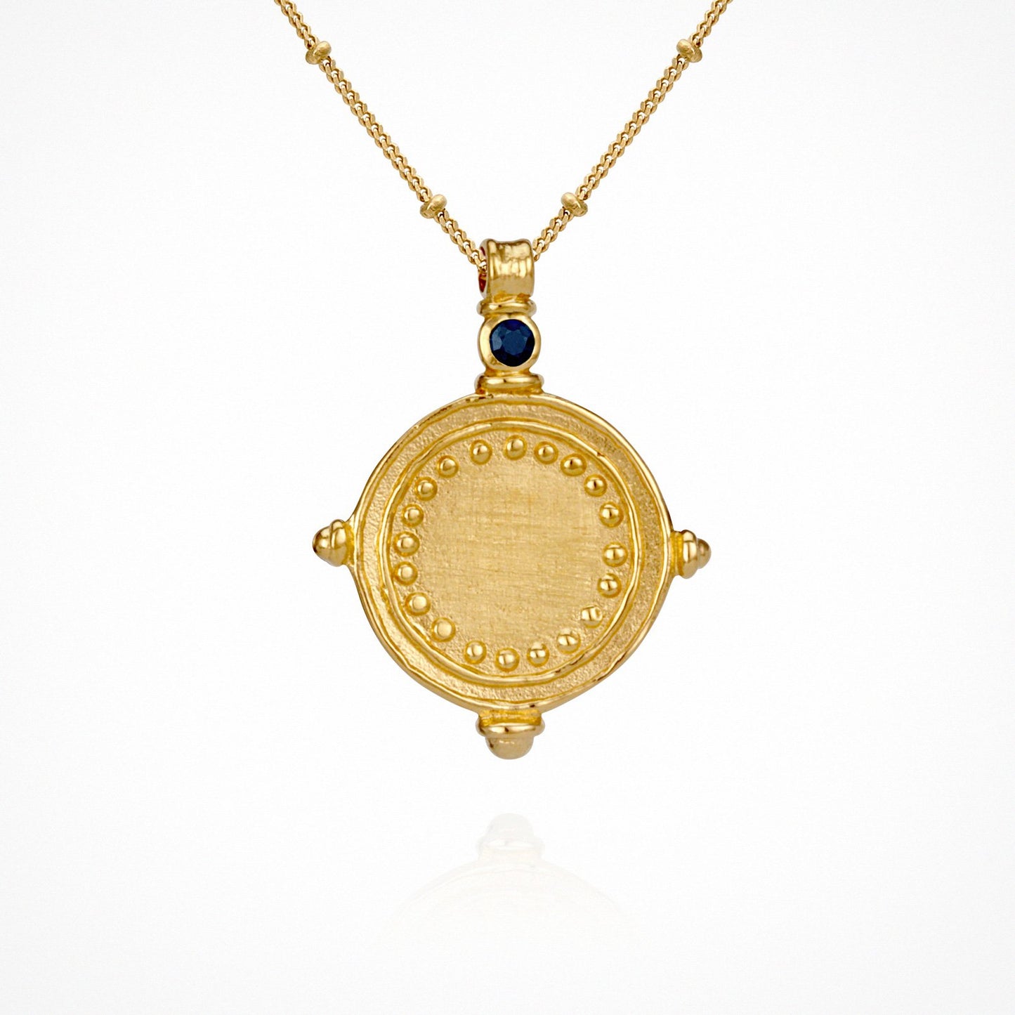 Sura - Necklace Sapphire Gold