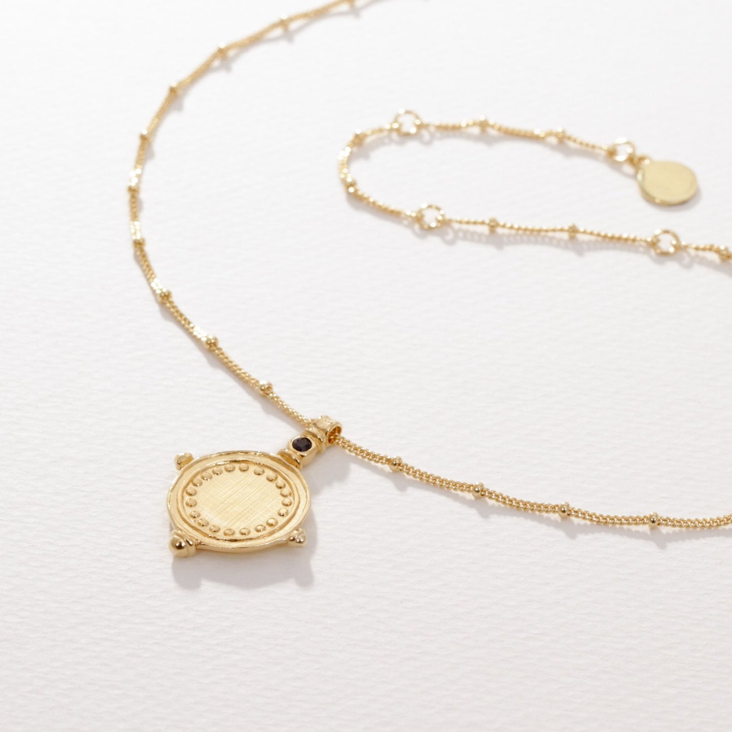 Sura - Necklace Sapphire Gold