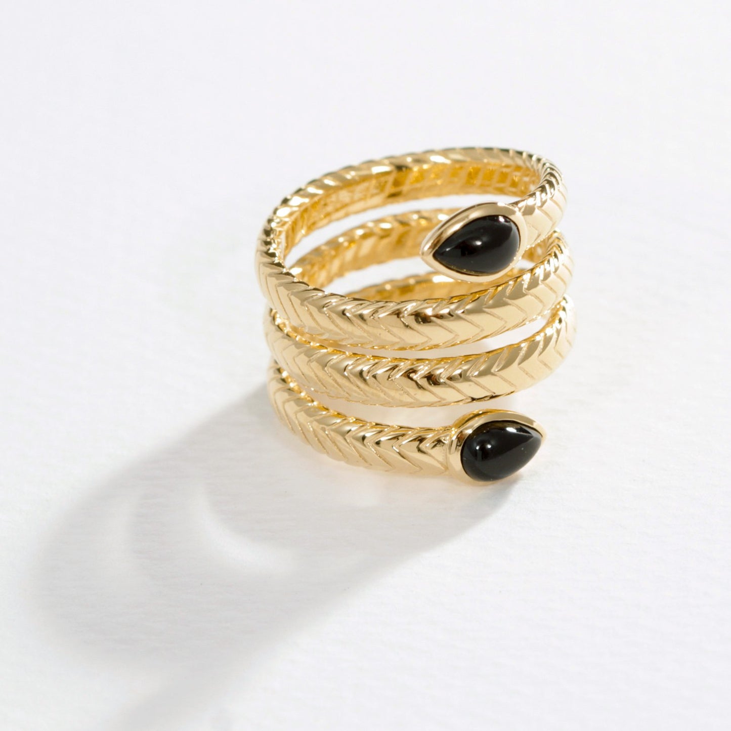Metis - Ring Onyx Gold