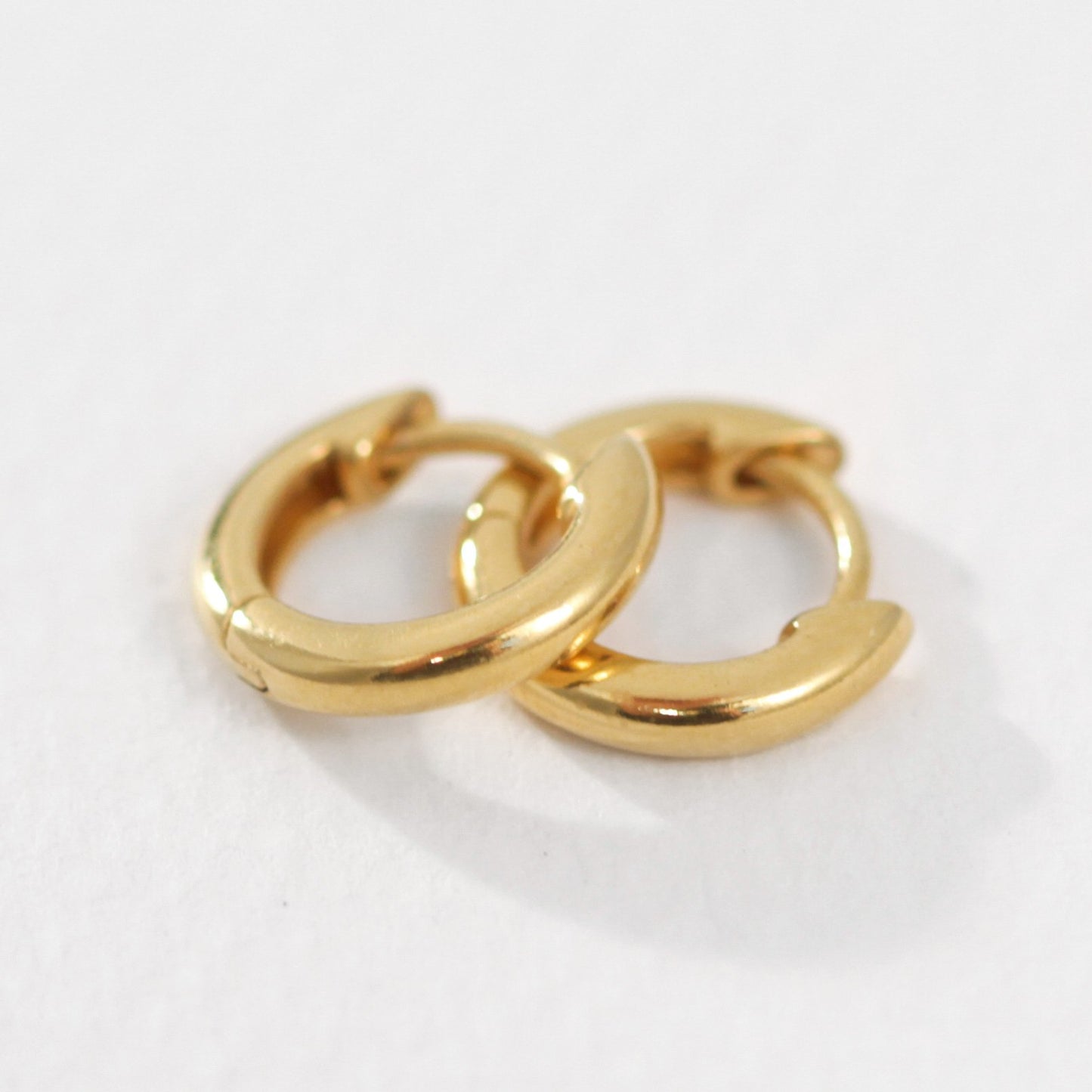 Temple Of The Sun - Omega Small Hoops - Gold