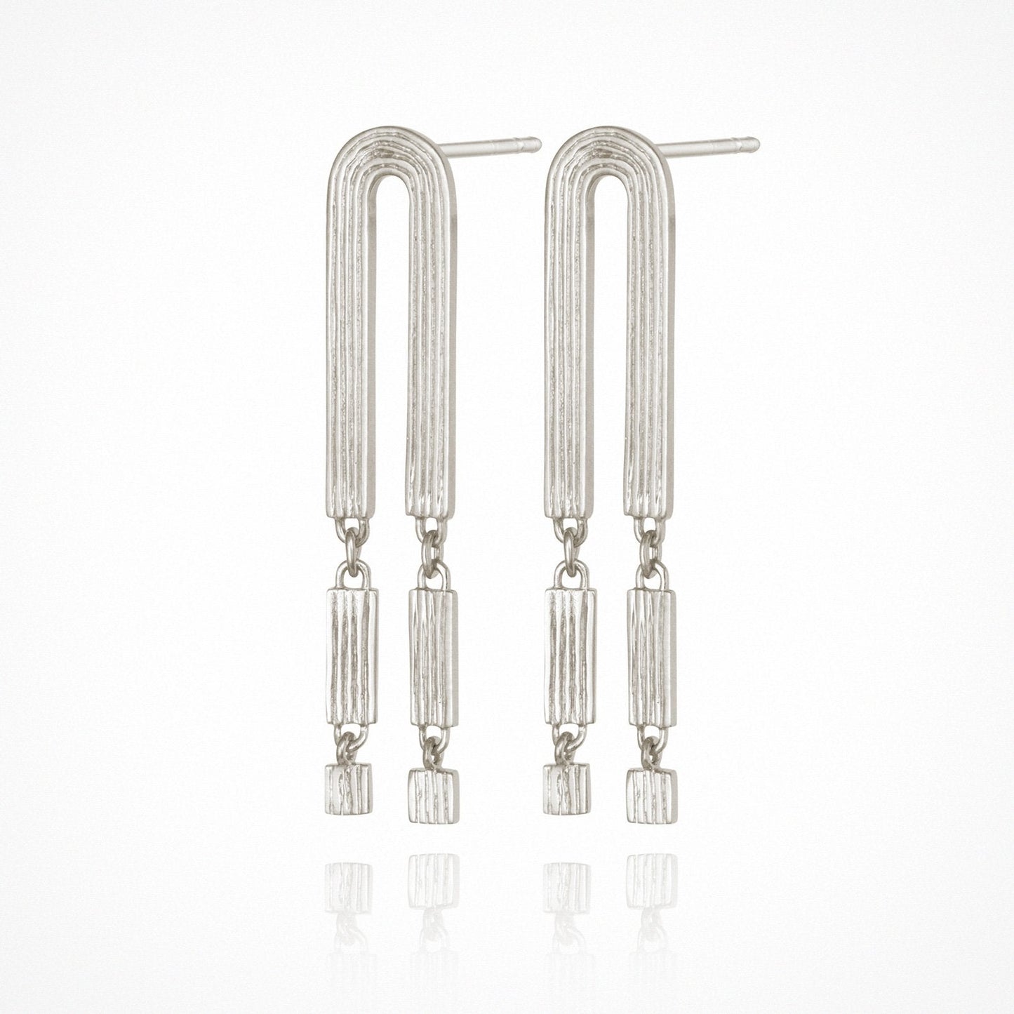 Renata Arch Earrings - Silver