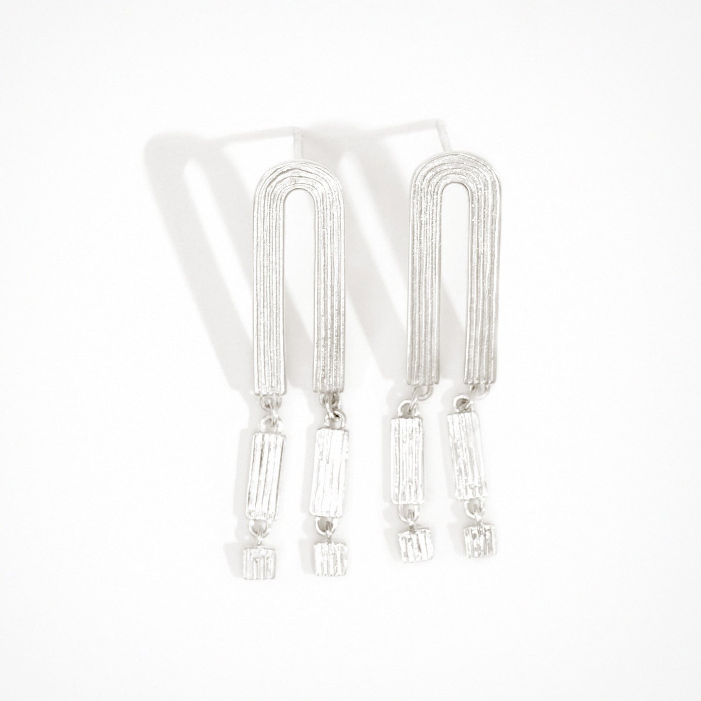 Renata Arch Earrings - Silver