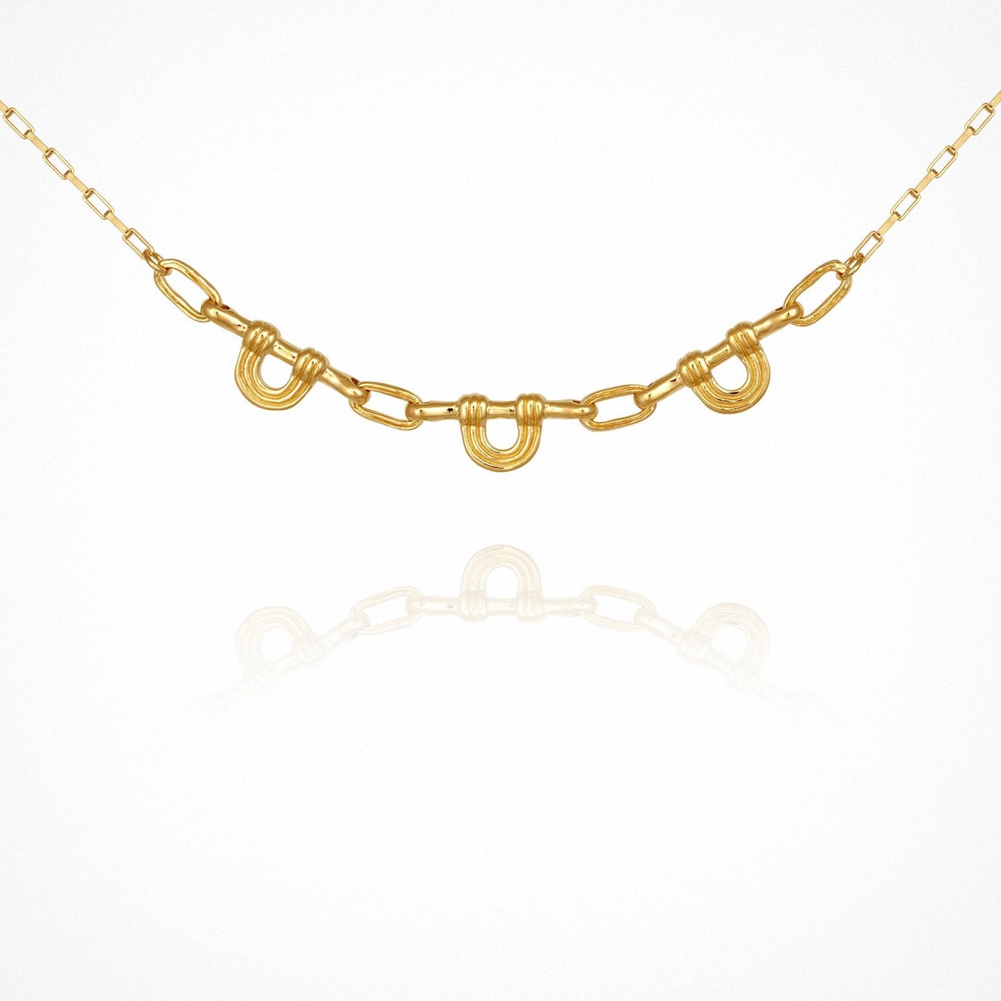 Renata Arch Necklace - Gold