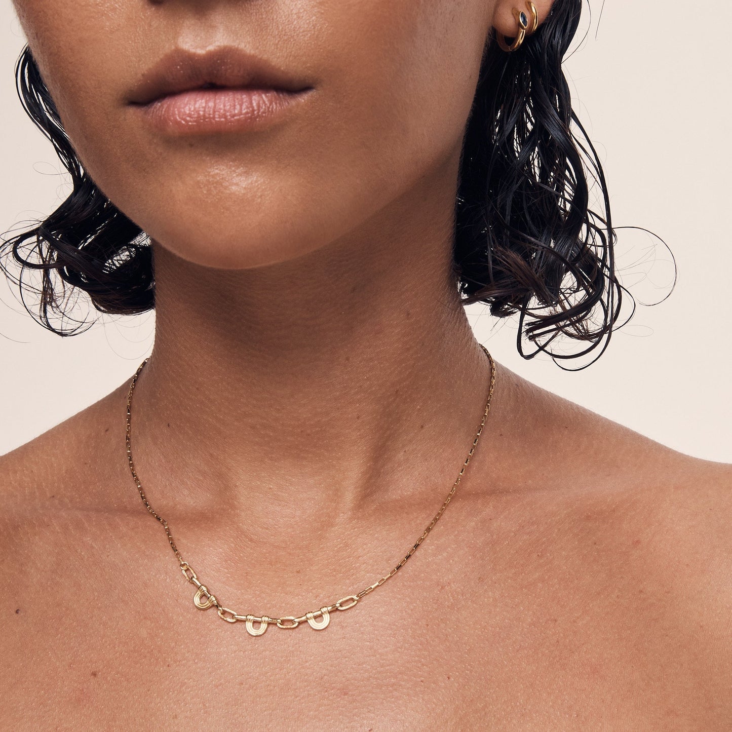 Renata Arch Necklace - Gold