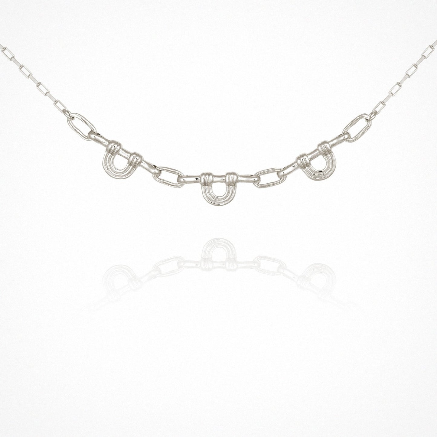 Renata Arch Necklace - Silver