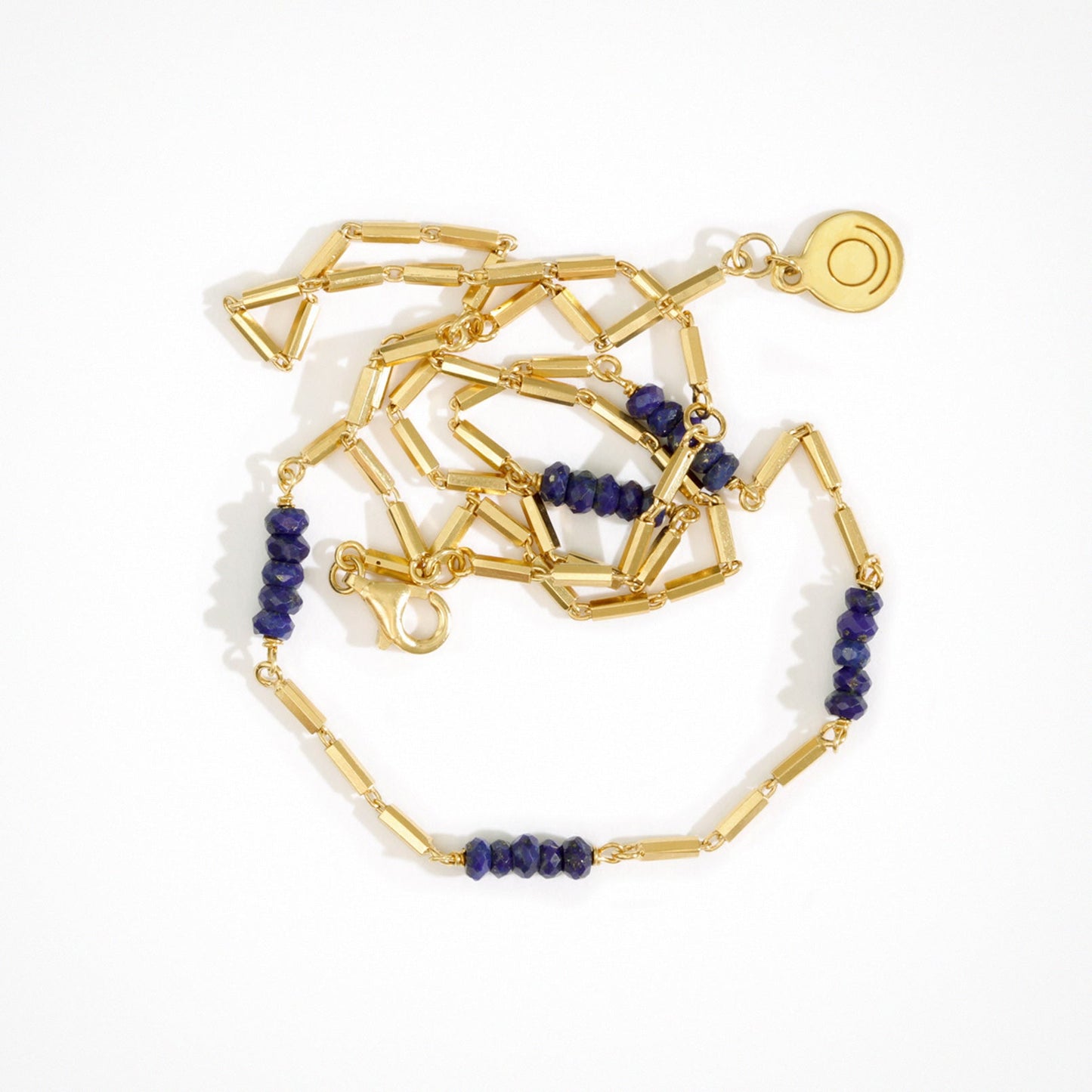 Riviera Necklace - Lapis / Gold
