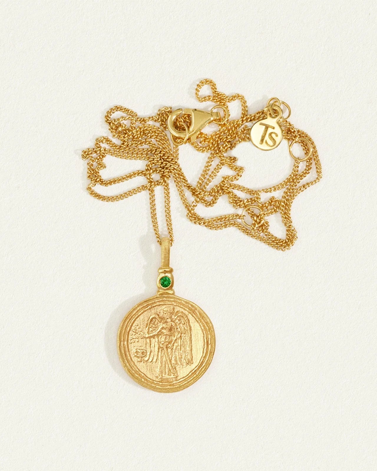 Temple Of The Sun - Serafina Coin Necklace - Gold
