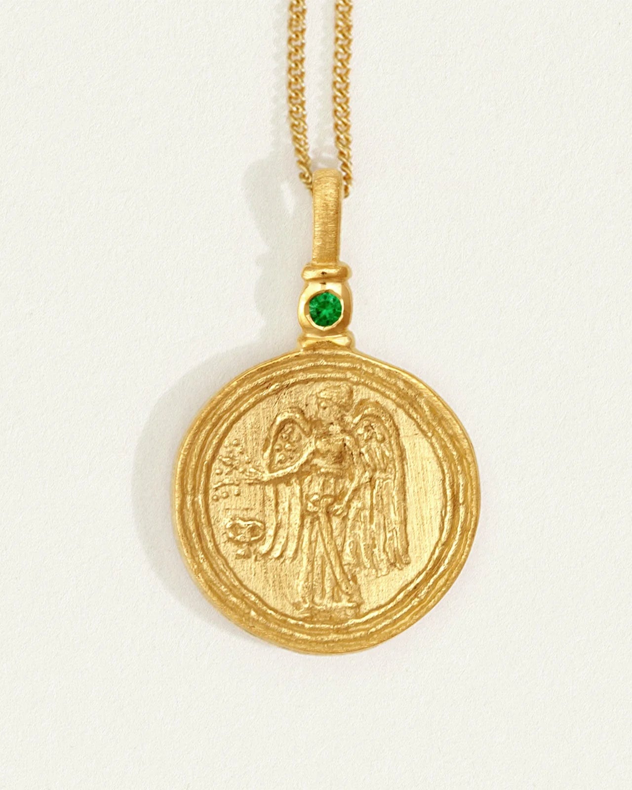 Temple Of The Sun - Serafina Coin Necklace - Gold